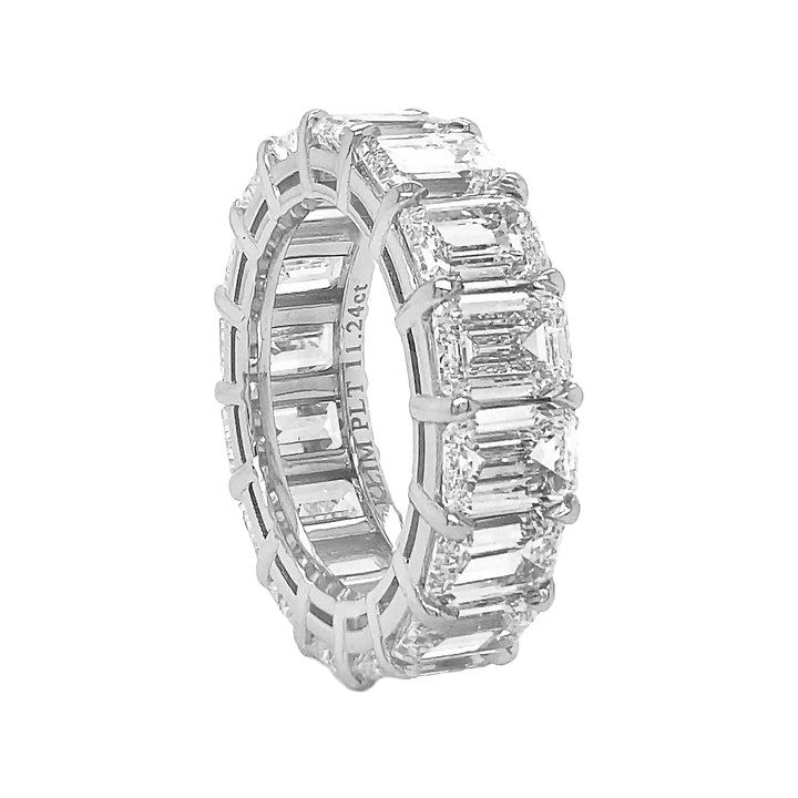 Platinum And Diamond Eternity Band