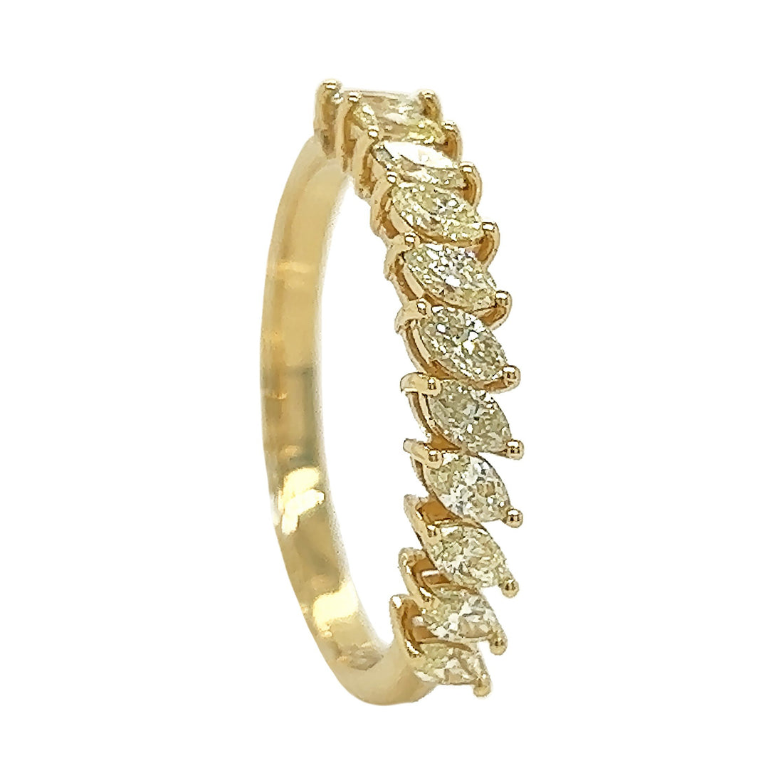 18kt Yellow Gold Yellow Diamond Band