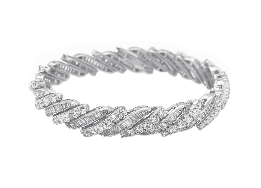 Platinum And Diamond Bracelet