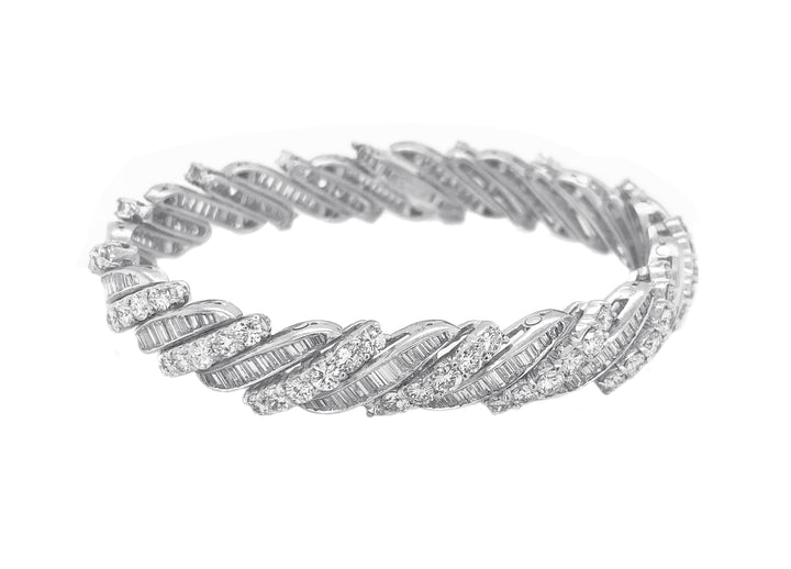 Platinum And Diamond Bracelet