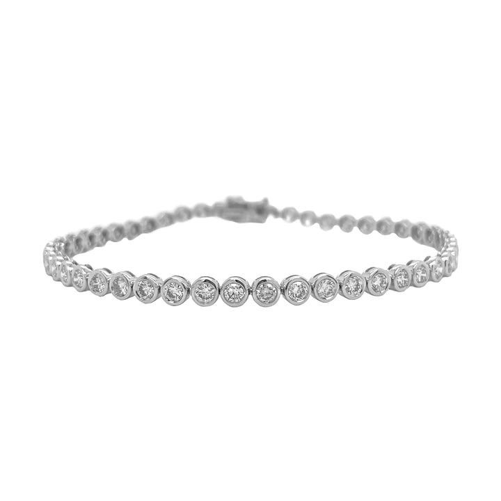 18kt White Gold Diamond Tennis Bracelet