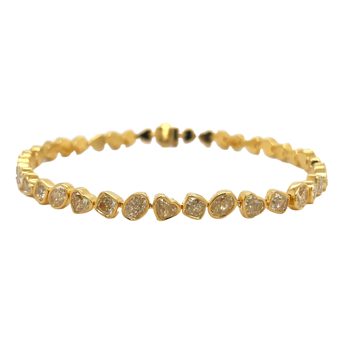 18kt Yellow Gold Yellow Diamond Tennis Bracelet