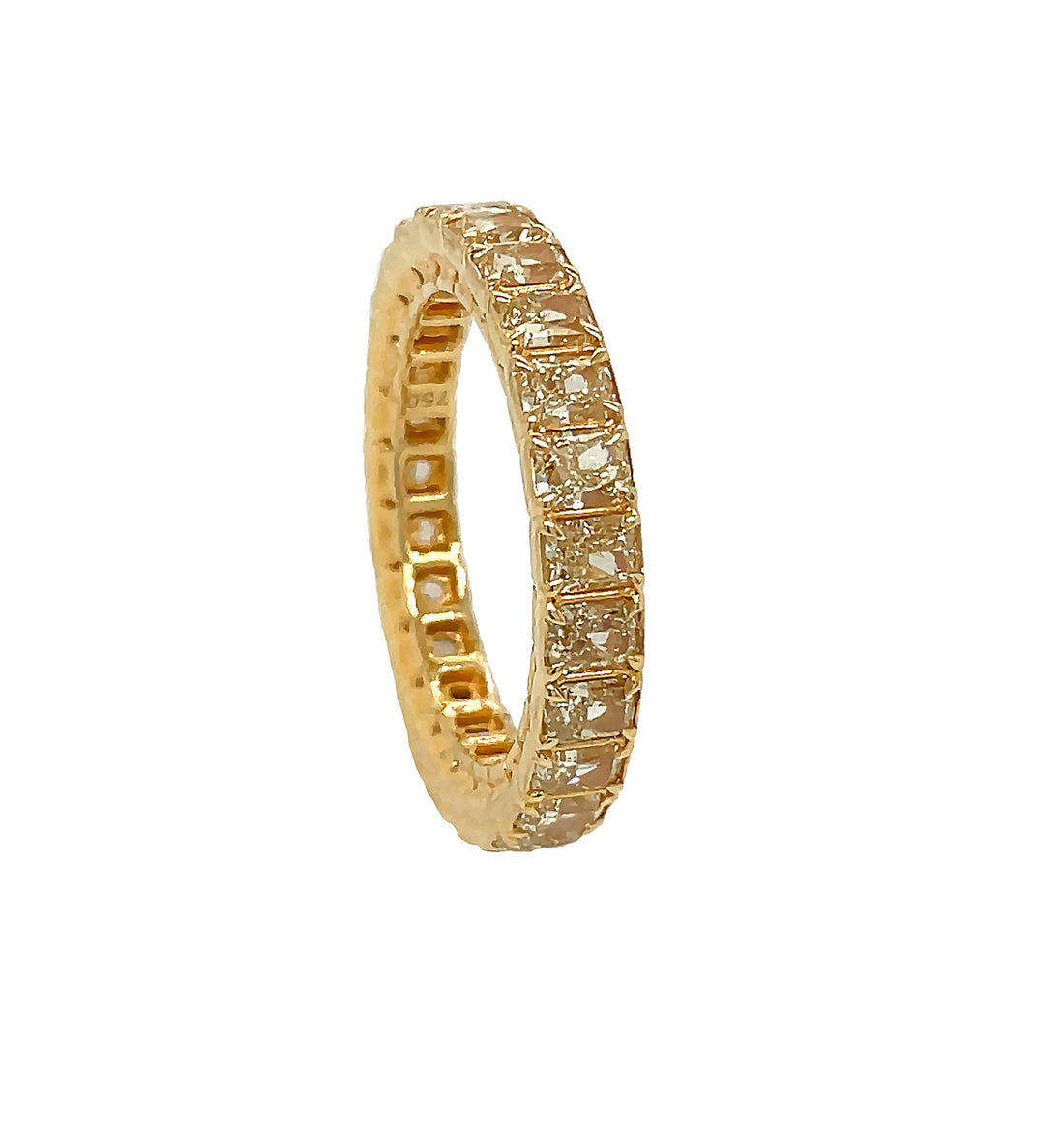 18Kt Yellow Gold Yellow Diamond Eternity Band