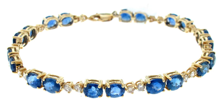 18kt Yellow Gold Sapphire Bracelet