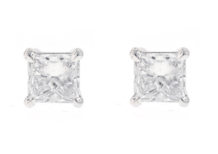 Platinum And Diamond Earrings