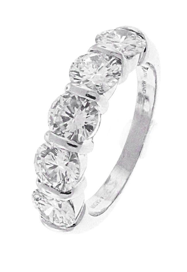 Platinum 5 Diamond Band