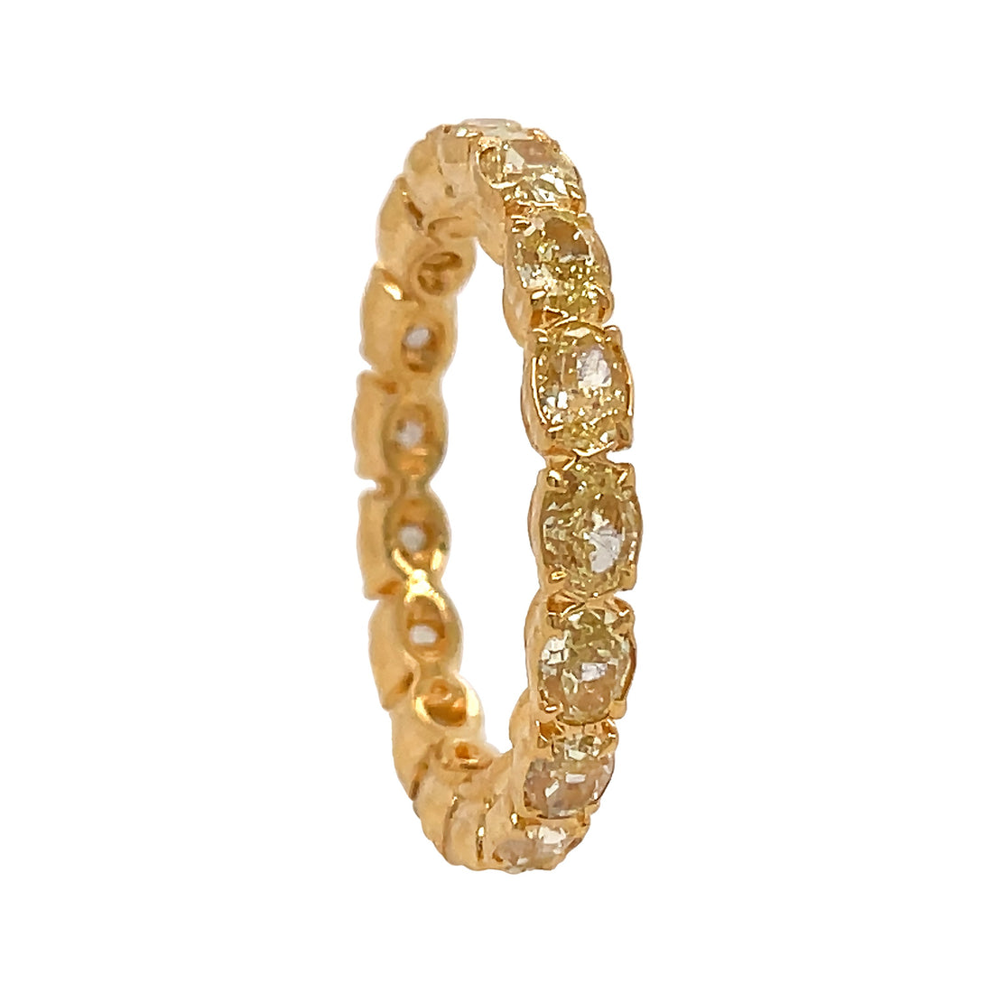 18kt Yellow Gold Yellow Diamond Eternity Band