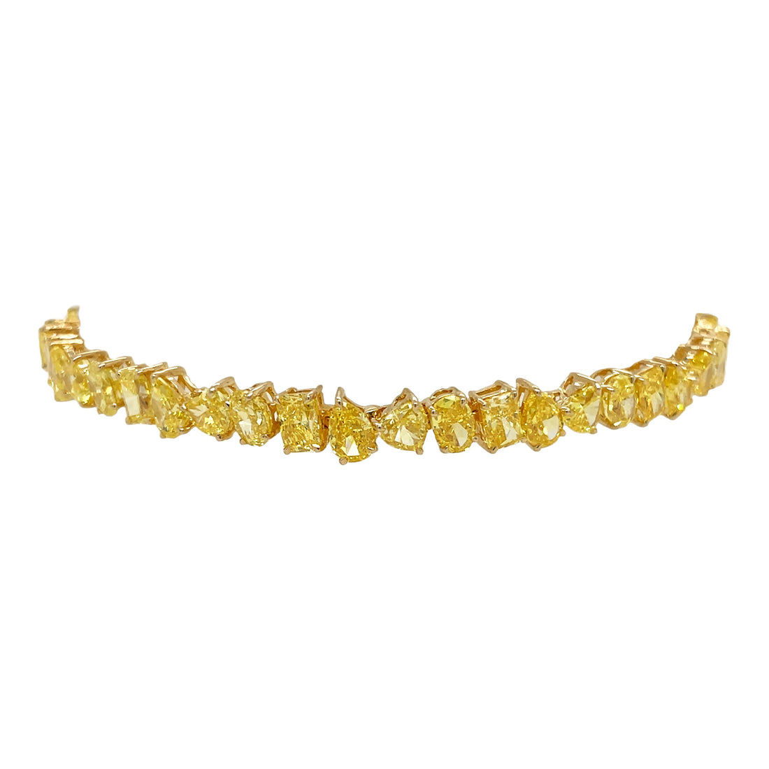 18kt Yellow Gold Yellow Diamond Bracelet