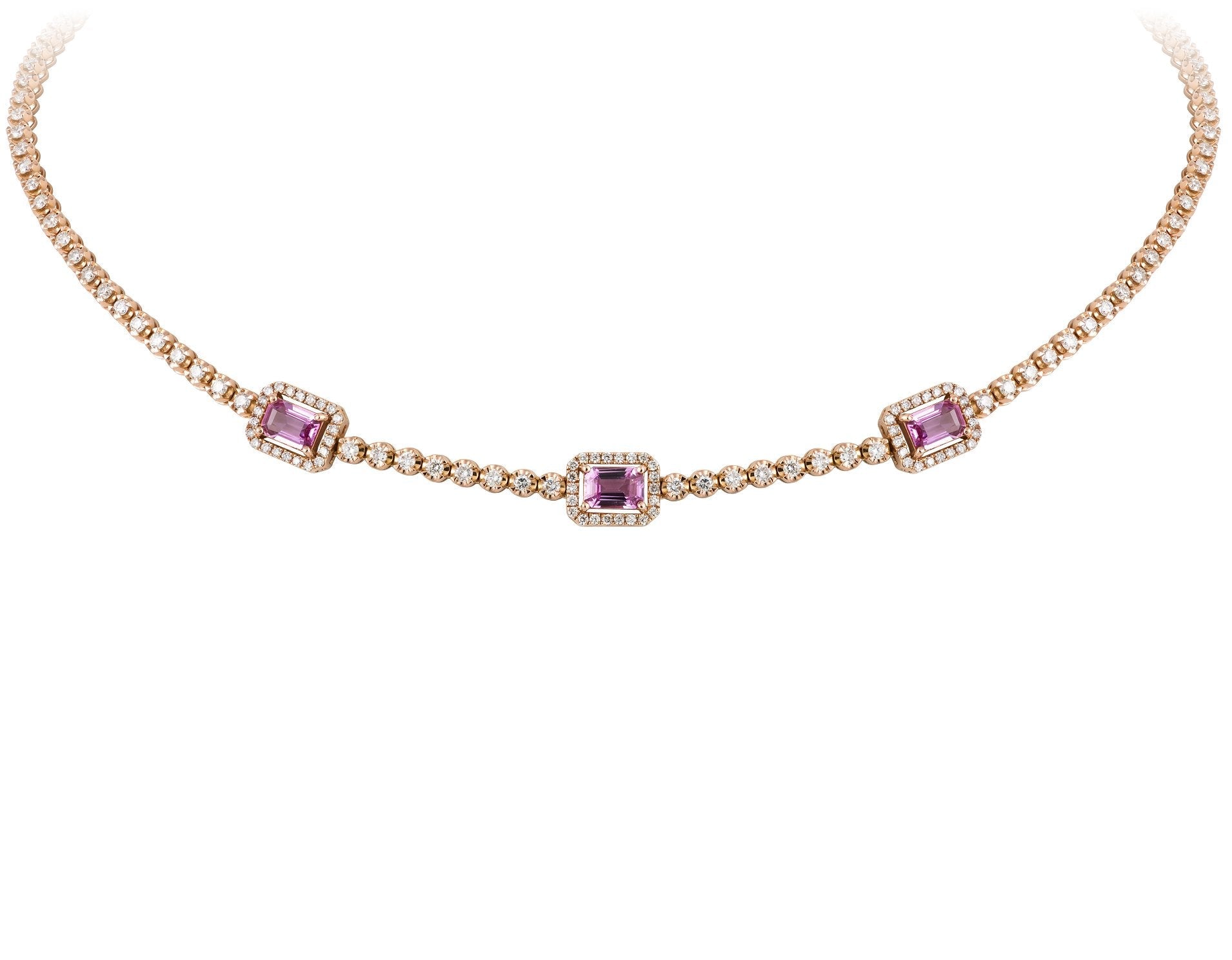 Color Stone Necklaces