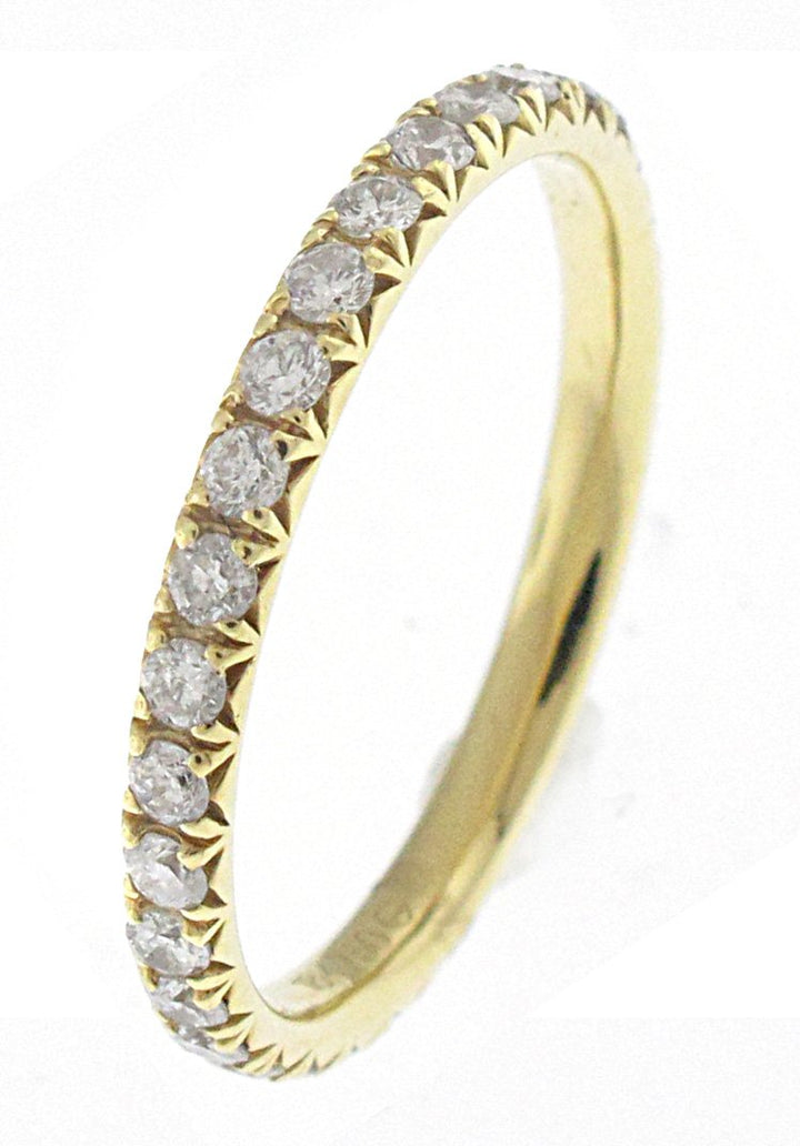 18kt Yellow Gold Diamond Eternity Band