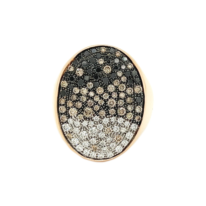 18kt Rose Gold Diamond Ring