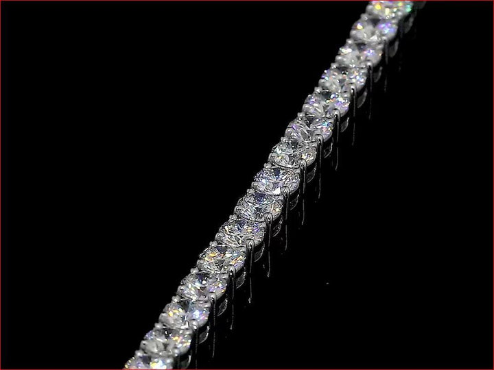 14kt White Gold Lab Diamond Tennis Bracelet