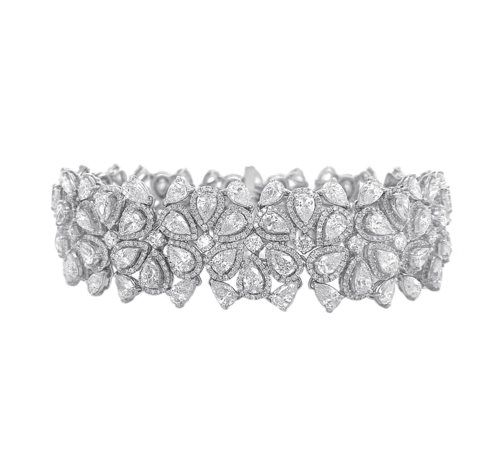 18kt White Gold Diamond Bracelet
