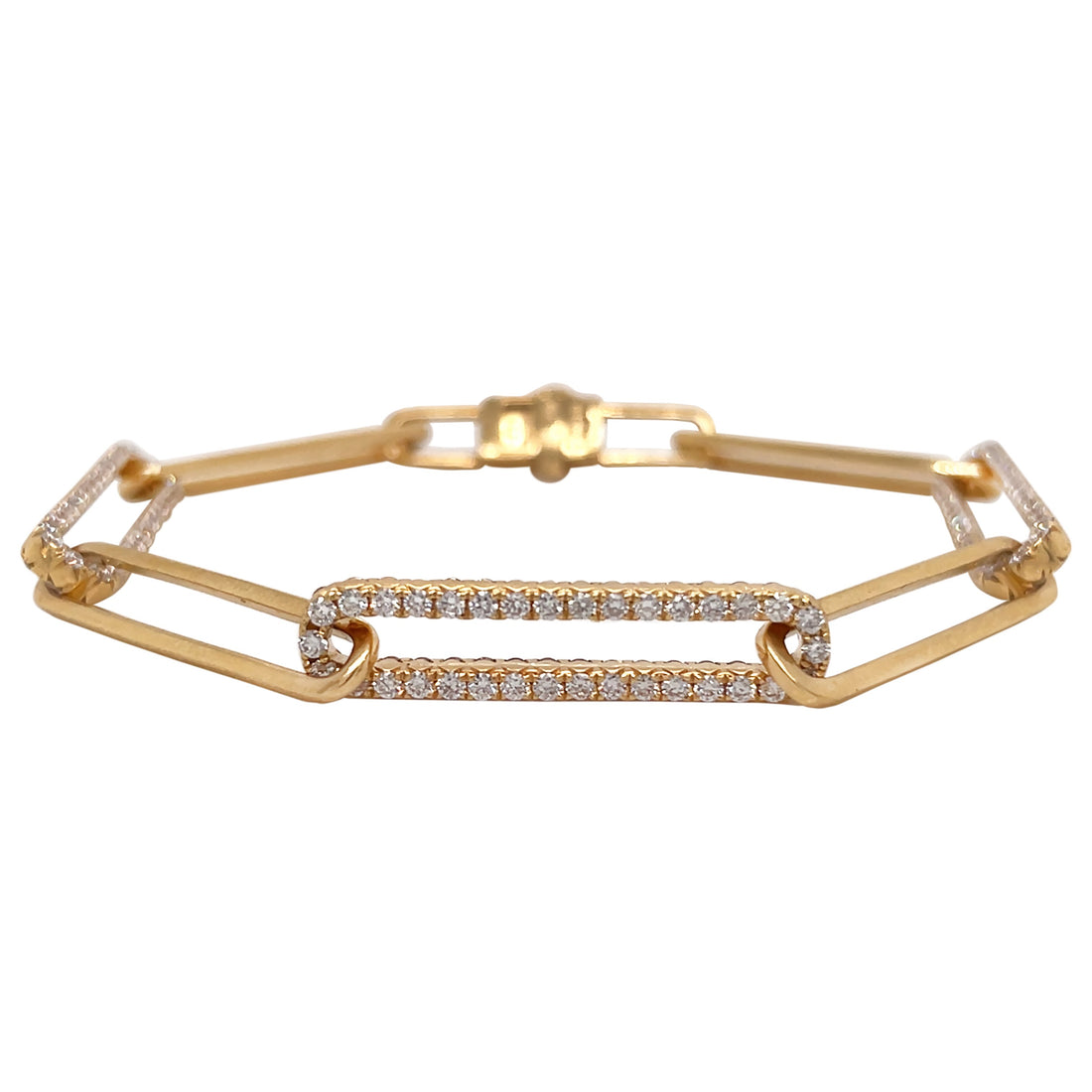 18kt Yellow Gold Diamond Bracelet