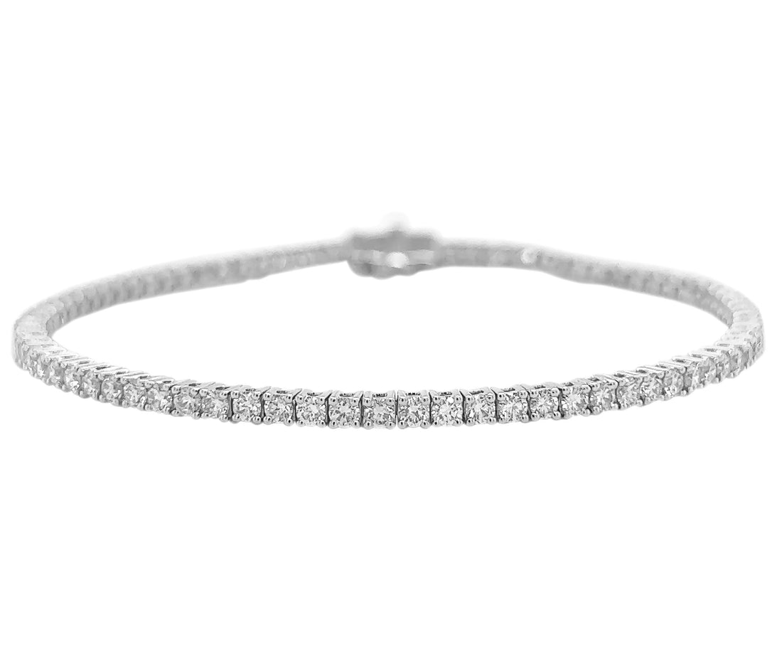 18kt White Gold Diamond Tennis Bracelet