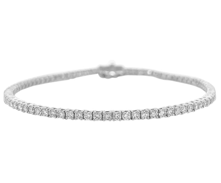 18kt White Gold Diamond Tennis Bracelet