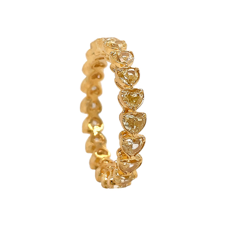 18kt Yellow Gold Yellow Diamond Band.
