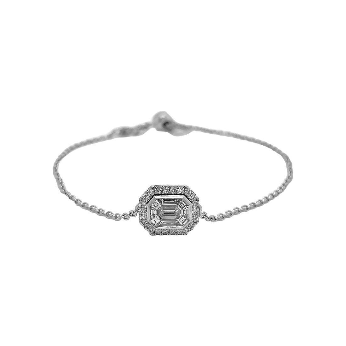 18kt White Gold Diamond Bracelet