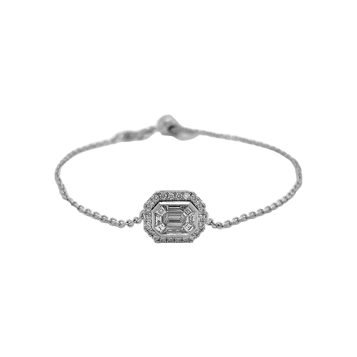 18kt White Gold Diamond Bracelet