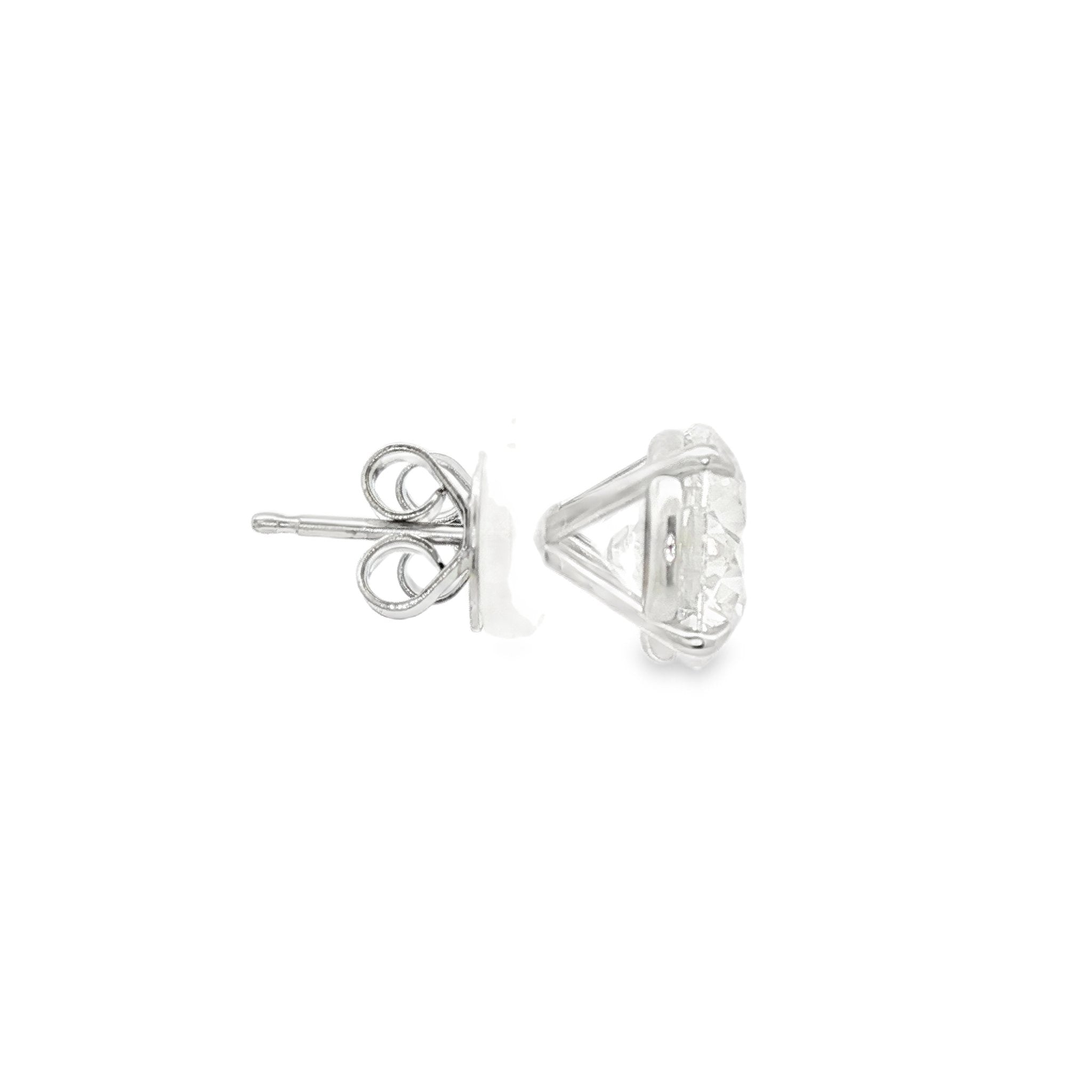 14kt White Gold Lab Diamond Studs
