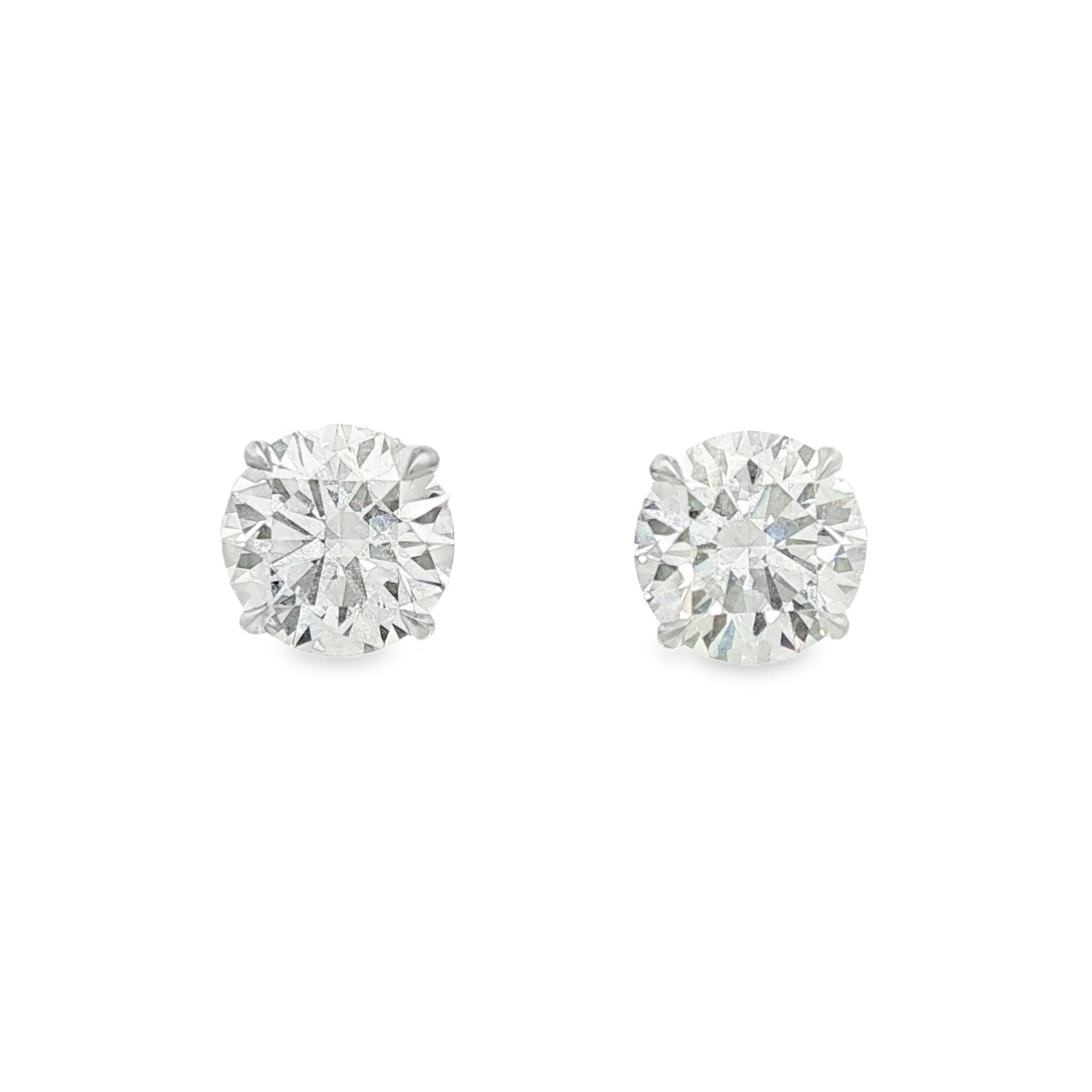 14kt White Gold Lab Diamond Studs