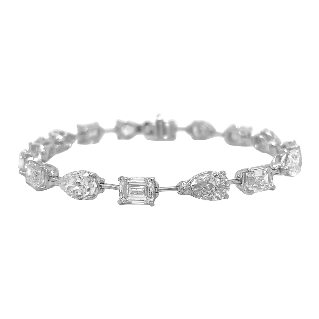 18kt White Gold Diamond Tennis Bracelet