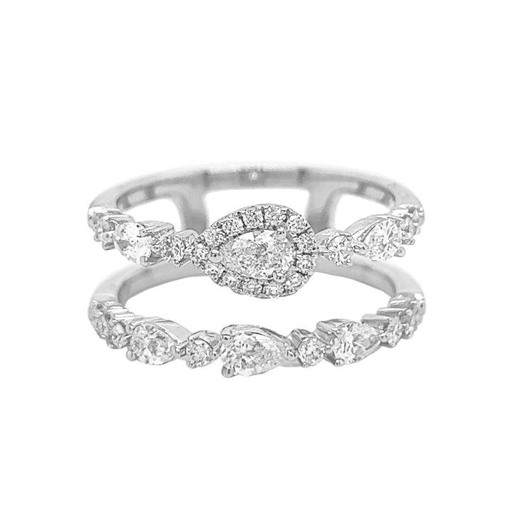 18kt White Gold Diamond Ring