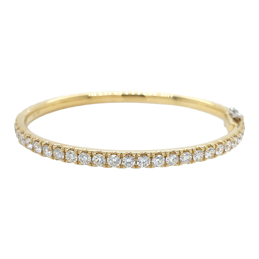 18kt Yellow Gold Diamond Bangle