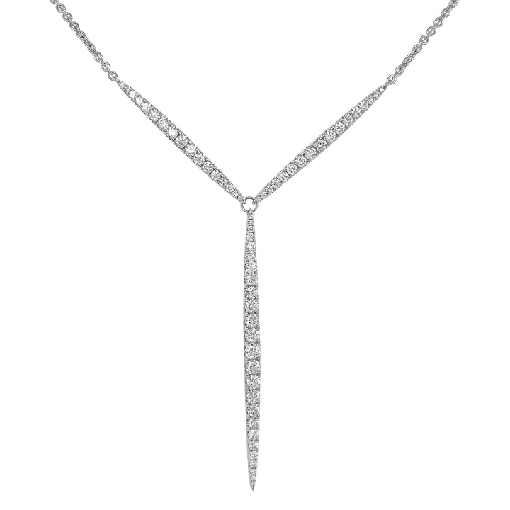 18kt White Gold Diamond Necklace