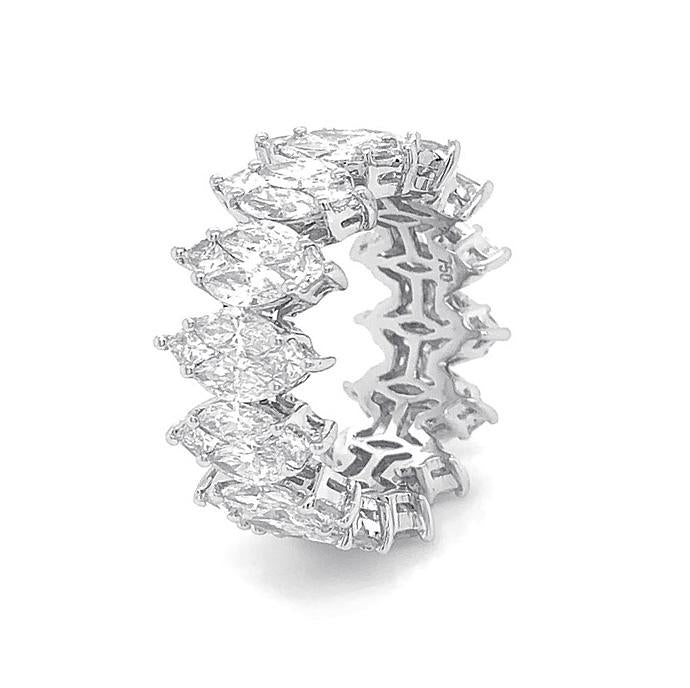 18kt White Gold Diamond Band