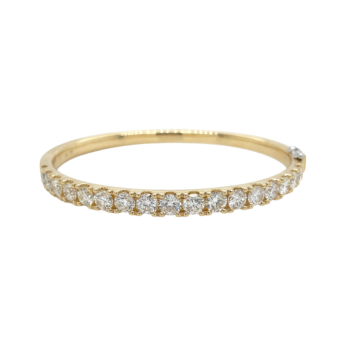 18kt Yellow Gold Diamond Bangle