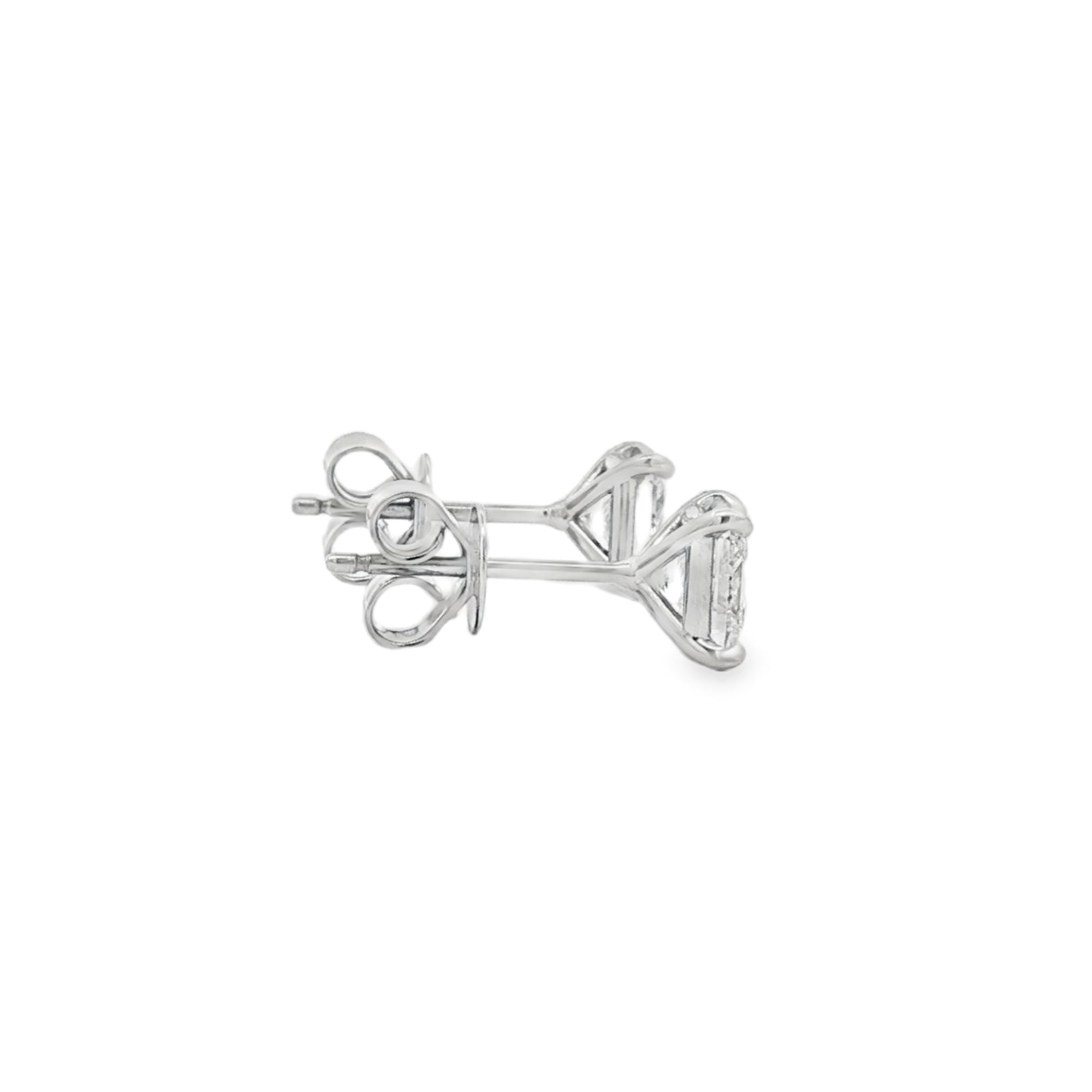 14kt White Gold Lab Diamond Studs