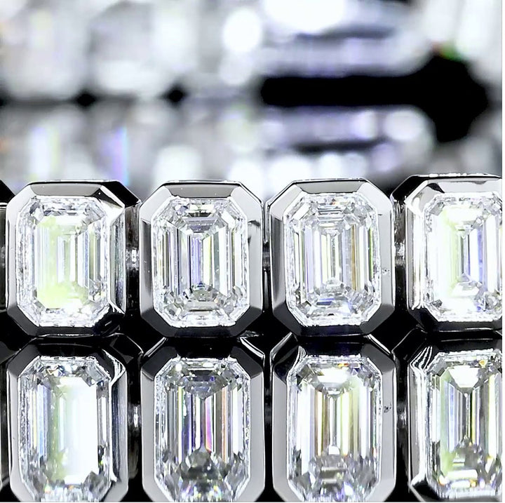 14kt White Gold Lab Diamond Tennis Bracelet