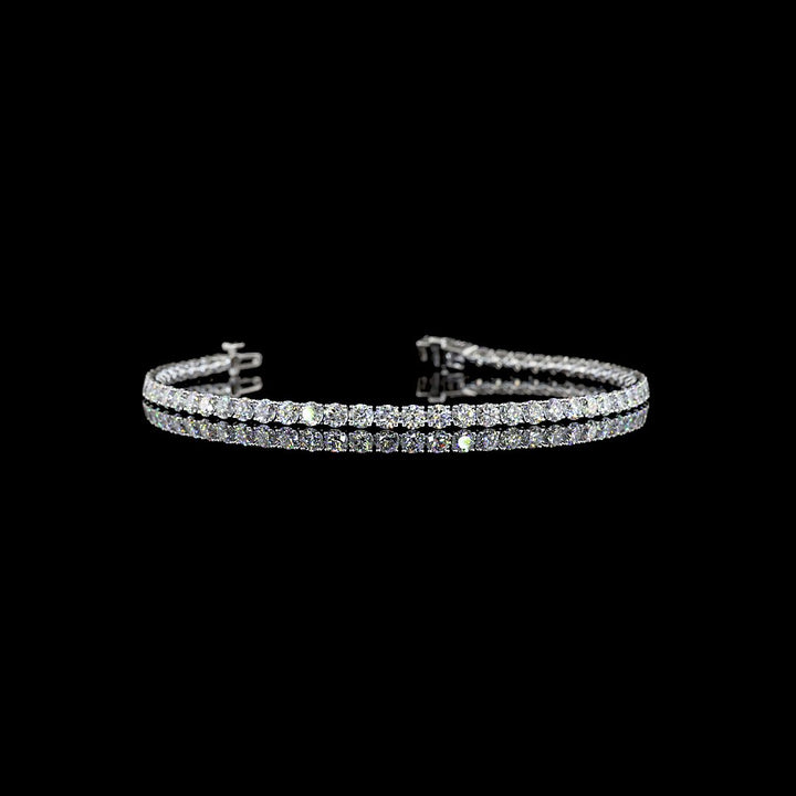 14kt White Gold Lab Diamond Tennis Bracelet