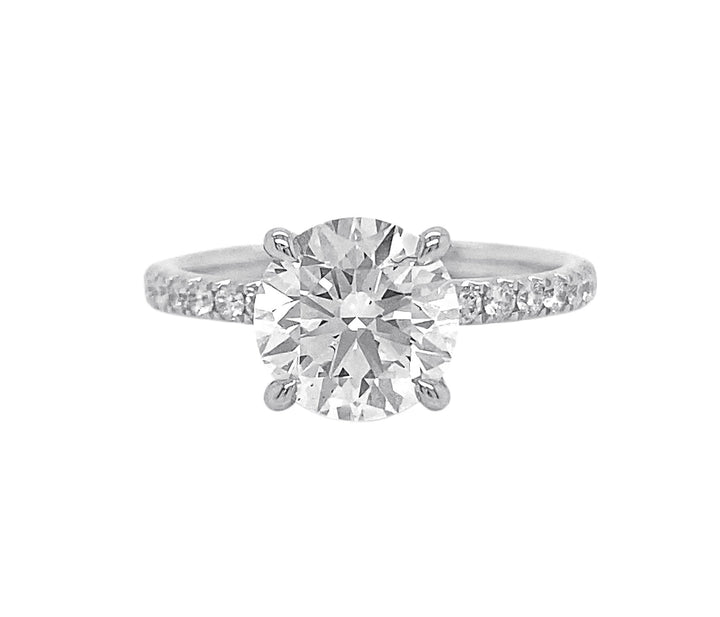 18kt White Gold Certified Diamond Ring