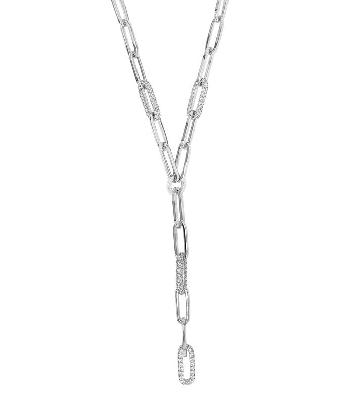 18kt White Gold Diamond Necklace