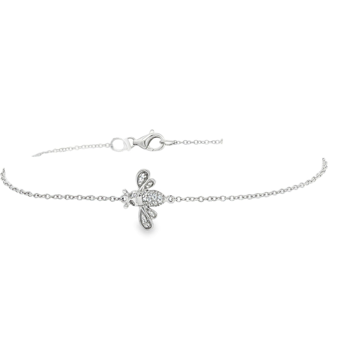 14kt White Gold Diamond Bracelet