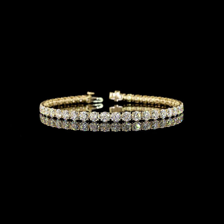 14kt Yellow Gold Lab Diamond Tennis Bracelet