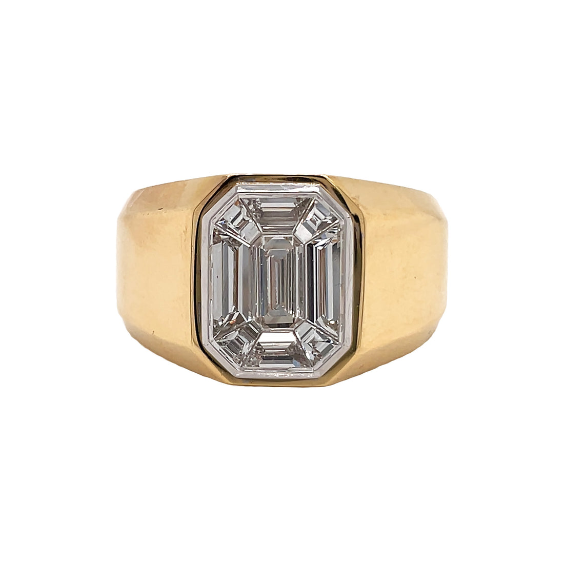 18kt Yellow Gold Diamond Ring