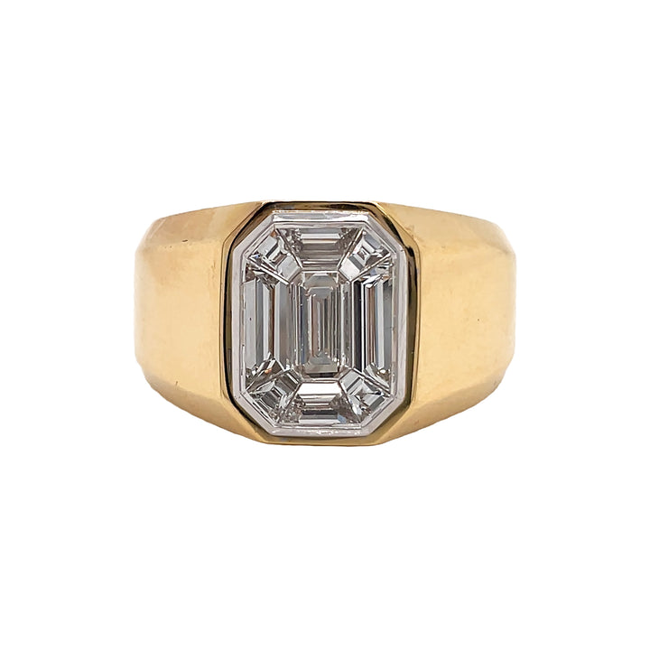 18kt Yellow Gold Diamond Ring