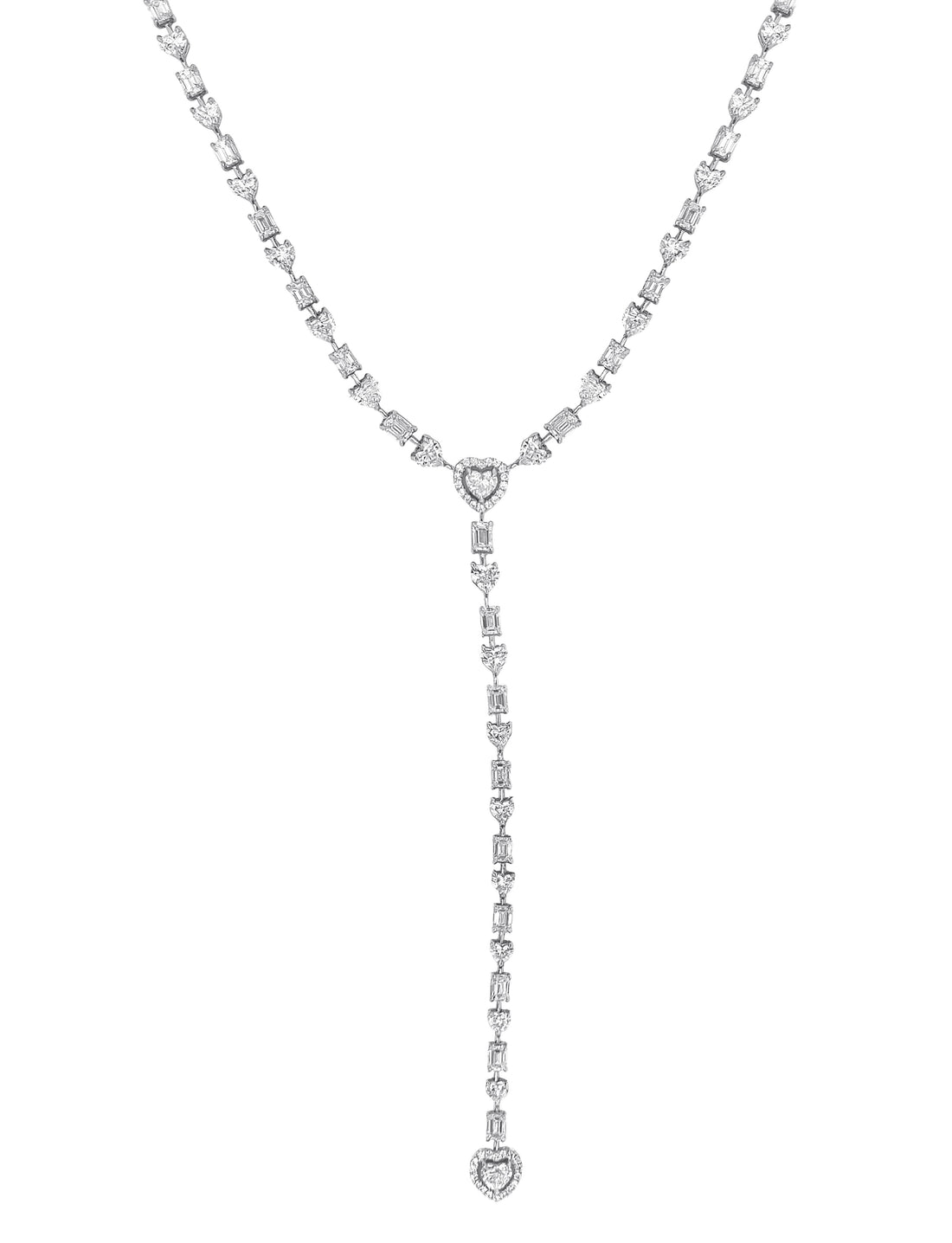 18kt White Gold Diamond Necklace