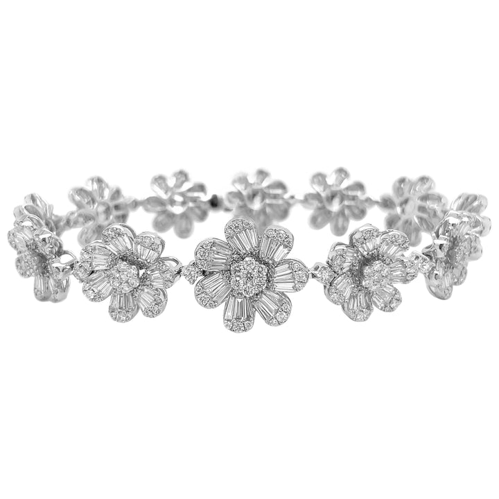 18kt White Gold Diamond Bracelet