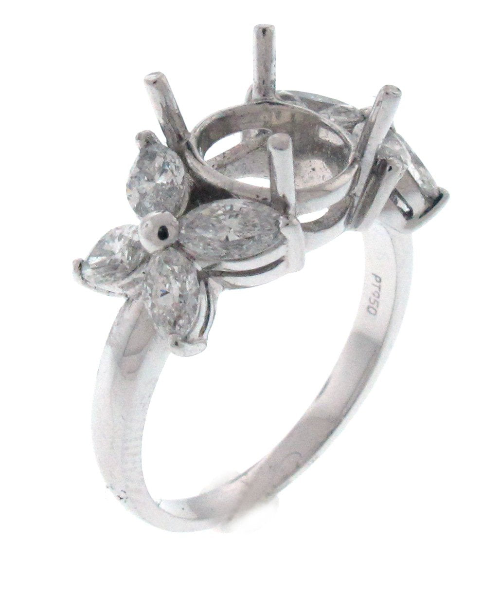 Platinum Diamond Semi Mount