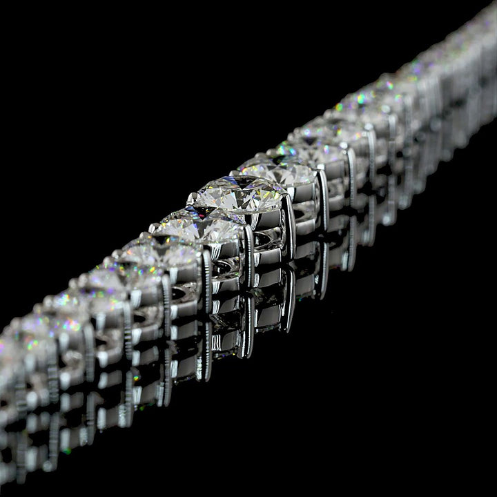 14kt White Gold Lab Diamond Tennis Necklace