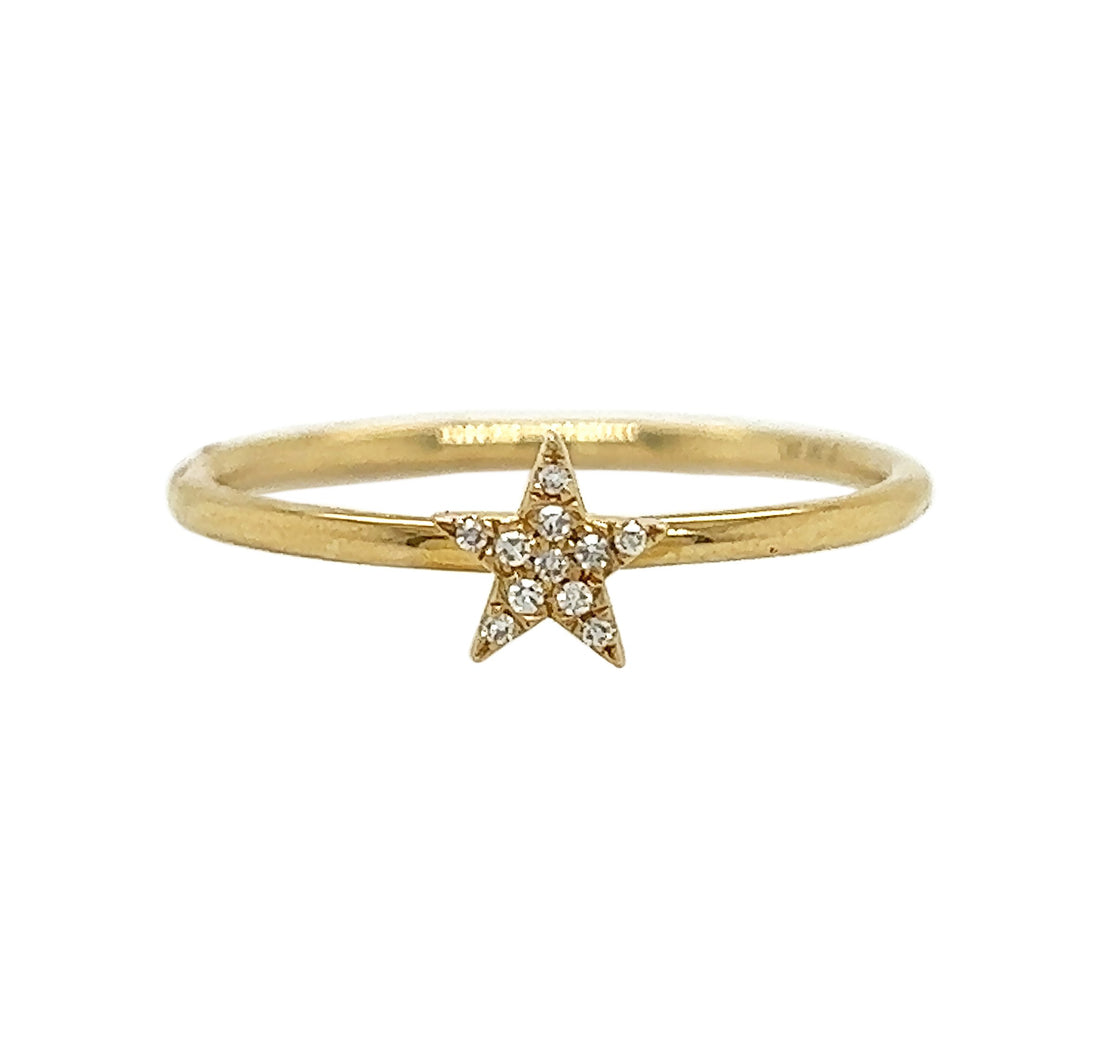 14kt Yellow Gold Diamond Ring