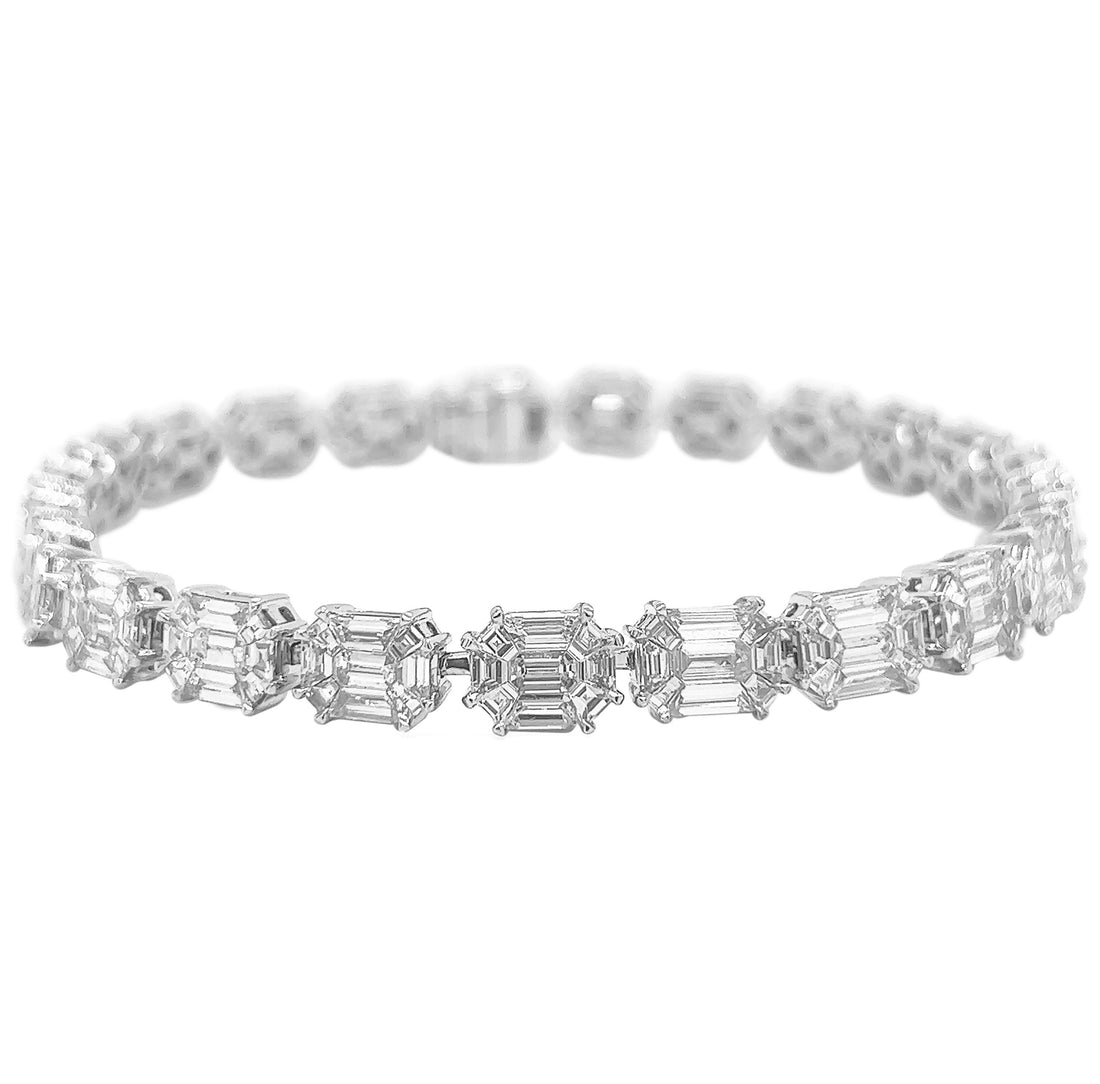 18kt White Gold Diamond Bracelet