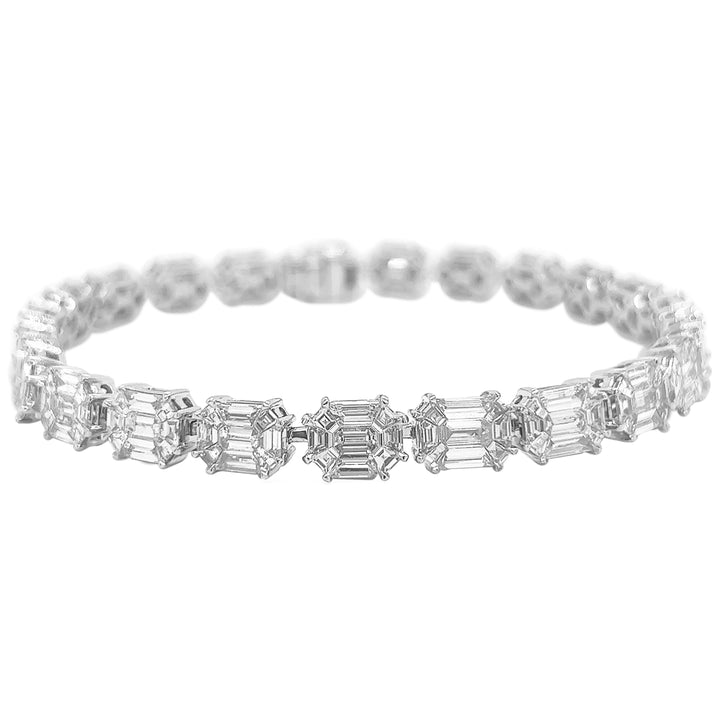 18kt White Gold Diamond Bracelet