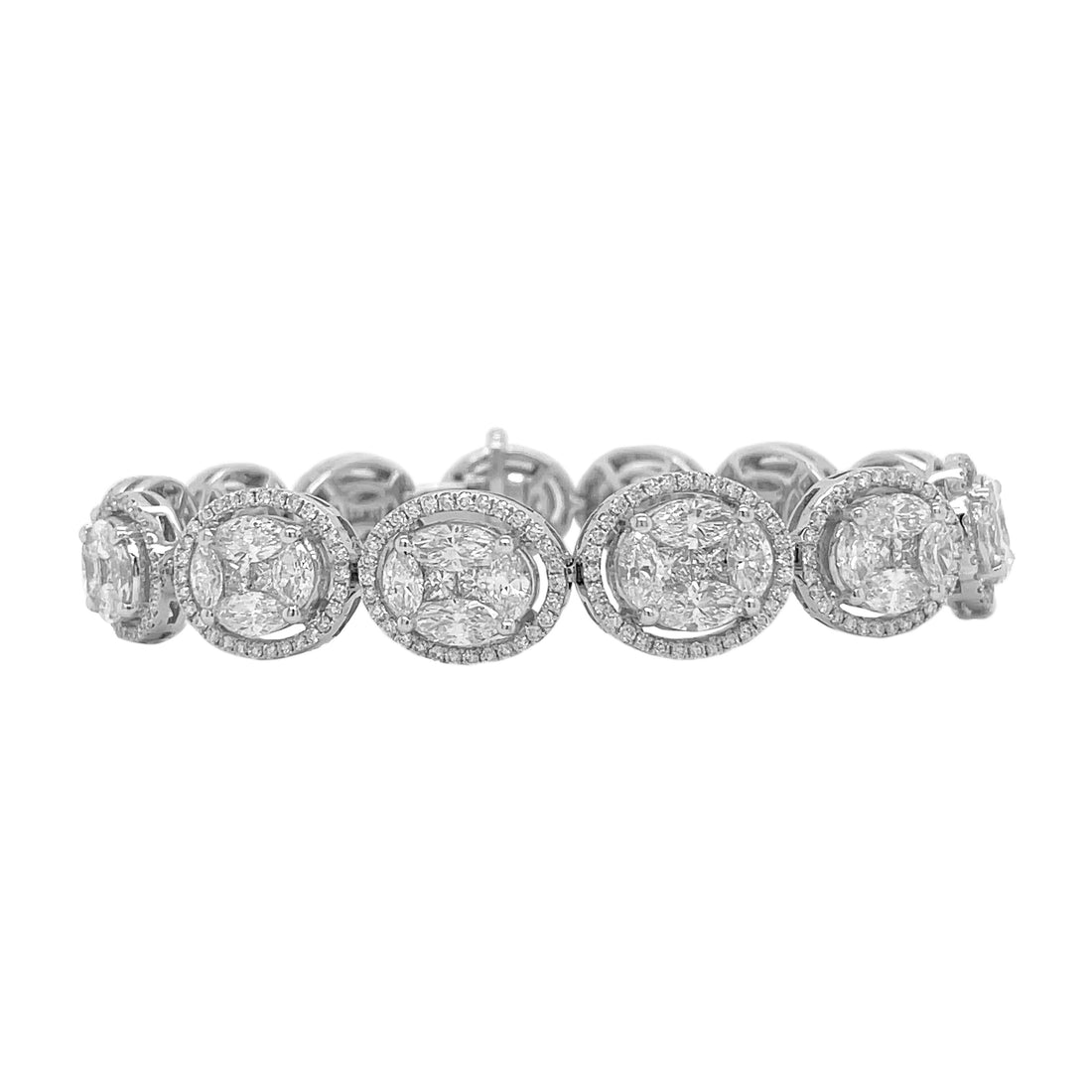 18kt White Gold Diamond Bracelet