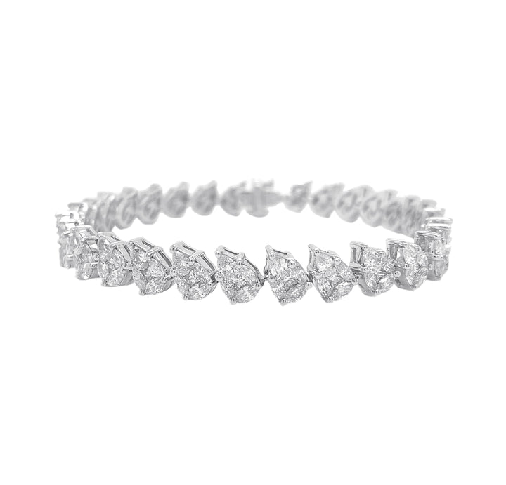 18kt White Gold Diamond Bracelet