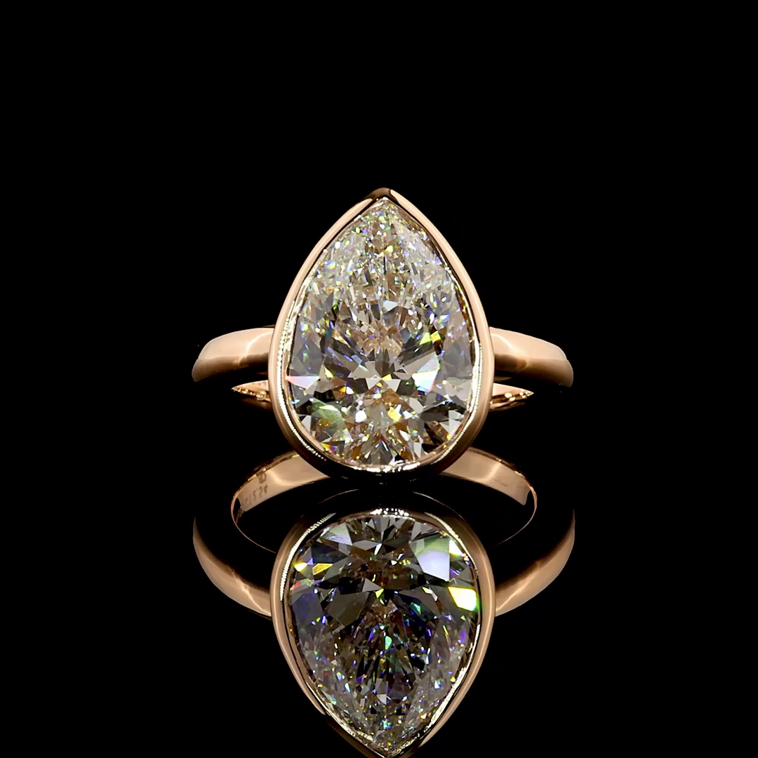 14kt Rose Gold Lab Diamond Ring